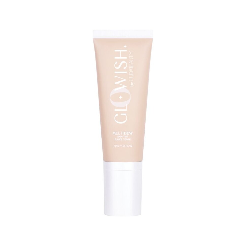 NWT Huda Beauty GloWish Multidew Vegan Skin Tint Makeup Foundation 1.5 Fair Cool